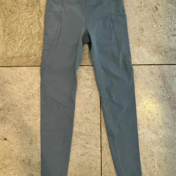 Athleta Girl size Large (12) Leggings dusty blue - Picture 1 of 2